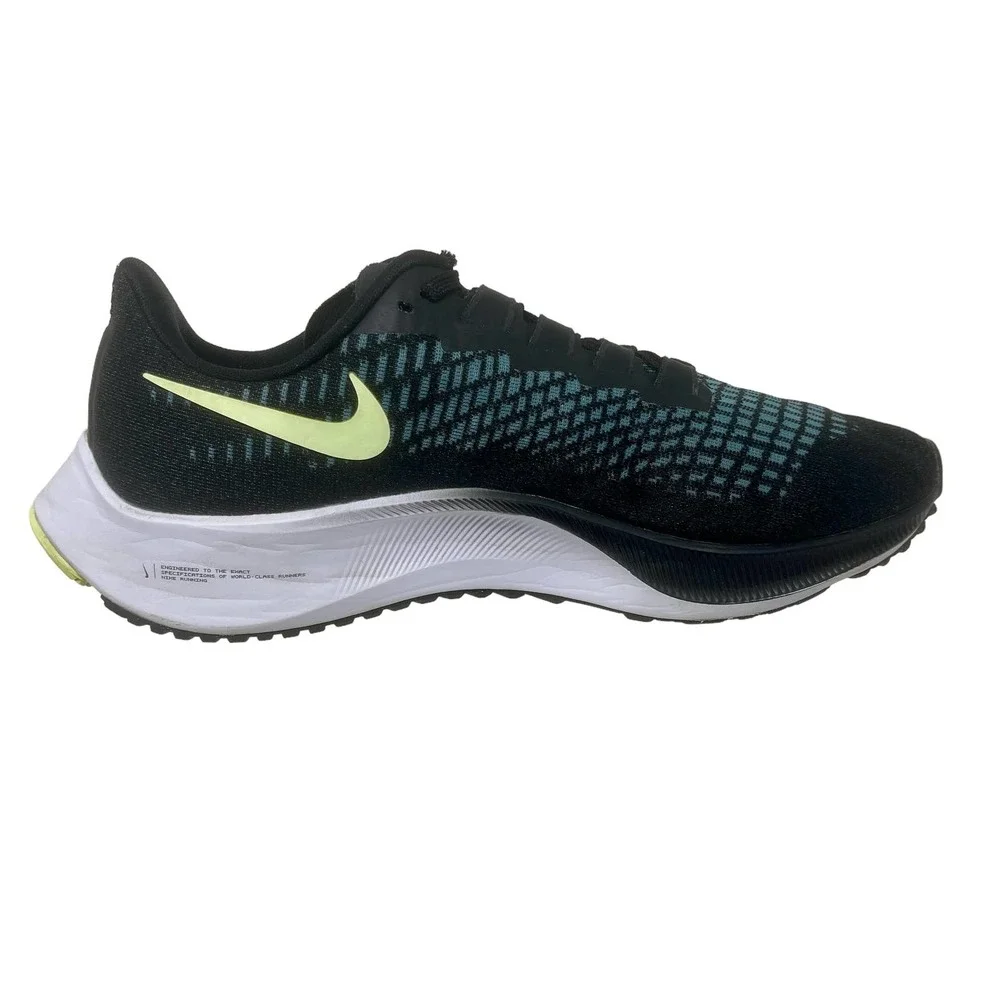Nike Zoom Air Pegasus 37 Run Shoes Womens 10 1/2 Black Blue 574:I.8.5